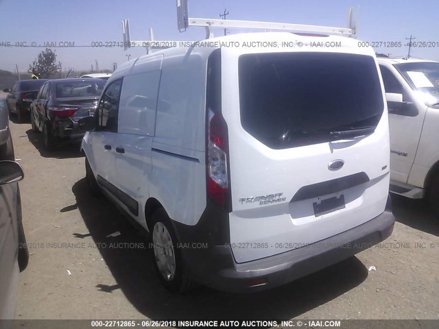 NM0KE6EX0F1183077 - 2015 FORD TRANSIT CONNECT XL WHITE photo 3