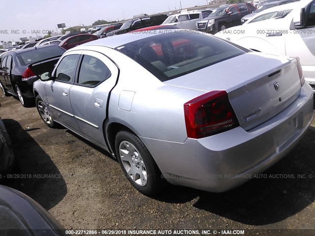 2B3KA43G96H510794 - 2006 DODGE CHARGER SE/SXT SILVER photo 3