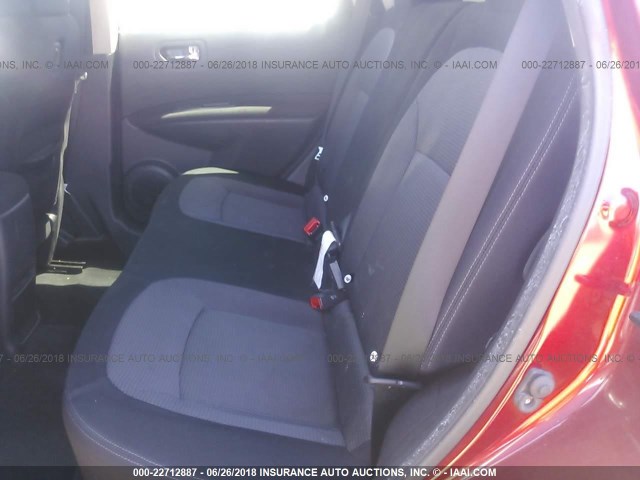 JN8AS5MV9CW378664 - 2012 NISSAN ROGUE S/SV RED photo 8