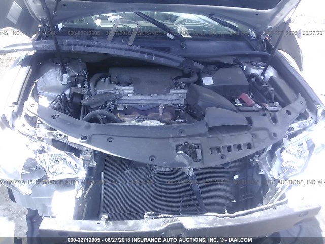 4T1BF1FK6DU241173 - 2013 TOYOTA CAMRY L/SE/LE/XLE 银色 照片 10