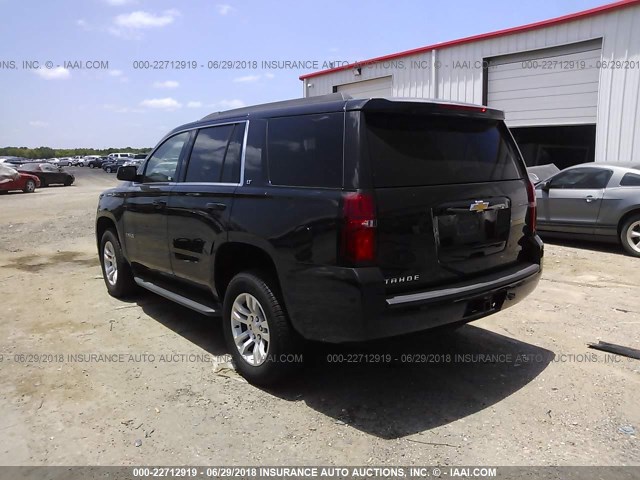 1GNSCBKC5JR118357 - 2018 CHEVROLET TAHOE C1500 LT BLACK photo 3