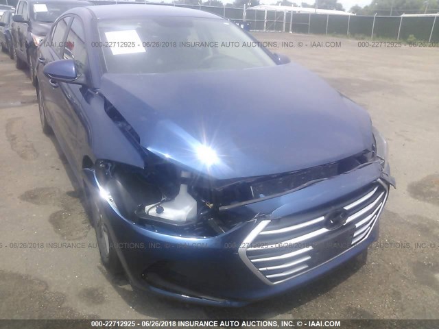 5NPD84LF3JH230590 - 2018 HYUNDAI ELANTRA SEL/VALUE/LIMITED BLUE photo 1