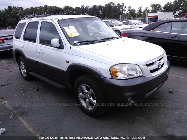 4F2YZ961X5KM16646 - 2005 MAZDA TRIBUTE S WHITE photo 1