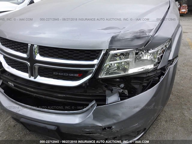 3C4PDCBBXFT737897 - 2015 DODGE JOURNEY SXT SILVER photo 6