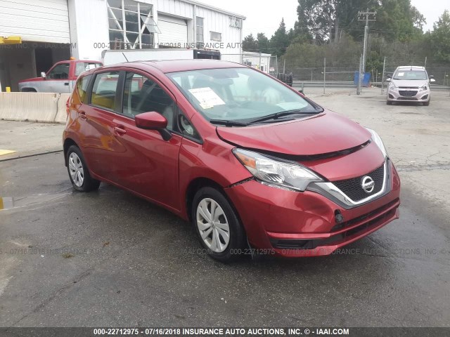 3N1CE2CP8HL360203 - 2017 NISSAN VERSA NOTE S/S PLUS/SV/SL/SR RED photo 1