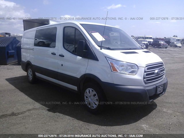 1FTYE1YMXFKA58311 - 2015 FORD TRANSIT T-150 WHITE photo 1