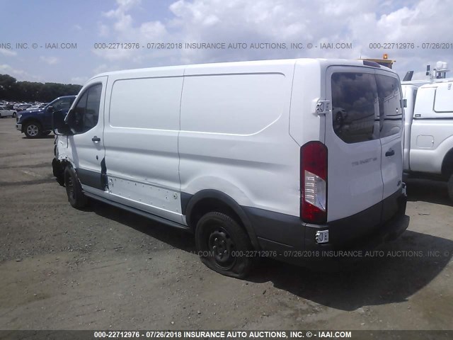 1FTYE1YMXFKA58311 - 2015 FORD TRANSIT T-150 WHITE photo 3