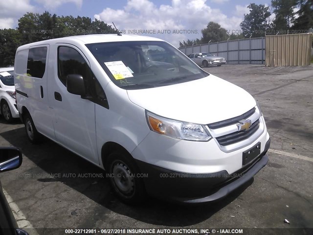 3N63M0YN0FK693216 - 2015 CHEVROLET CITY EXPRESS LS WHITE photo 1