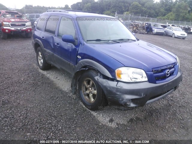 4F2CZ94156KM26337 - 2006 MAZDA TRIBUTE S BLUE photo 6