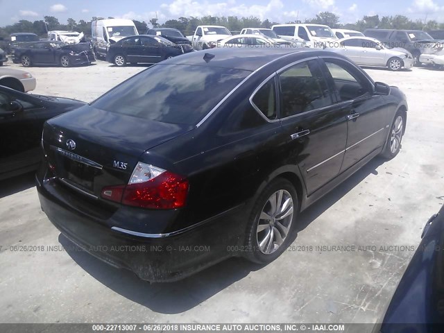 JNKAY01E38M607990 - 2008 INFINITI M35 SPORT BLACK photo 4