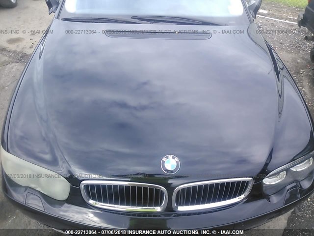 WBAGL63505DP75525 - 2005 BMW 745 I BLACK photo 6