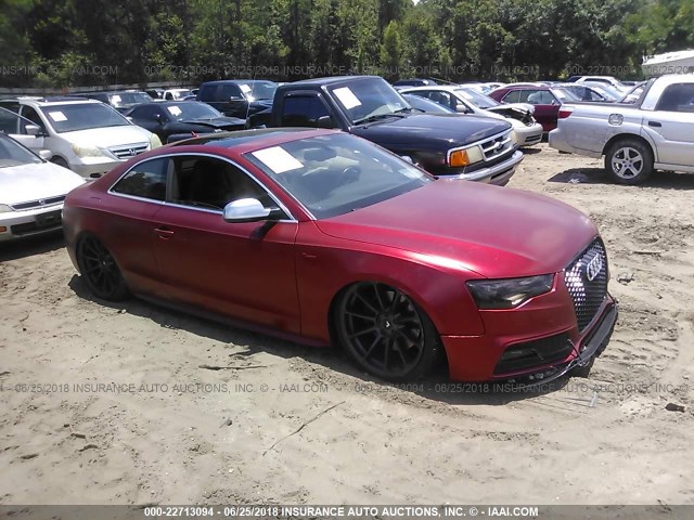 WAUVGAFR6DA046376 - 2013 AUDI S5 PRESTIGE RED photo 1