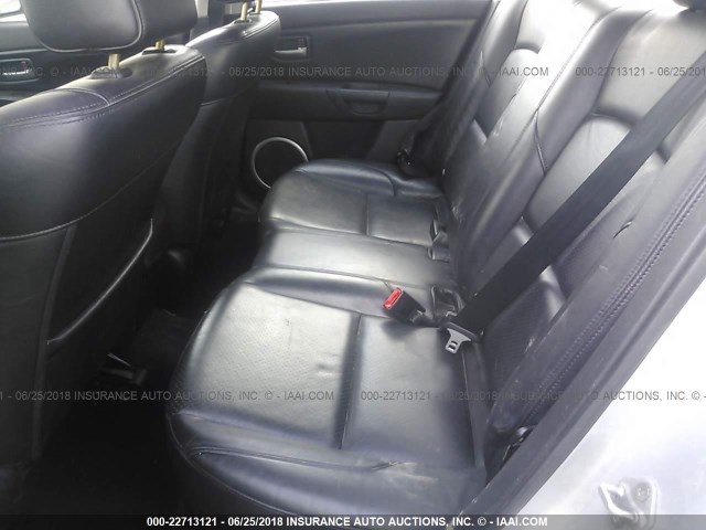 JM1BK323341121441 - 2004 MAZDA 3 S SILVER photo 8