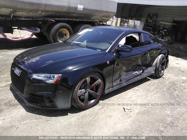 WUAC6AFR6FA901421 - 2015 AUDI RS5 BLACK photo 2