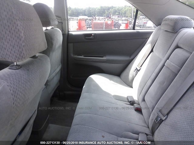 4T1BE32K33U742072 - 2003 TOYOTA CAMRY LE/XLE/SE ნაცრისფერი ფოტო 8