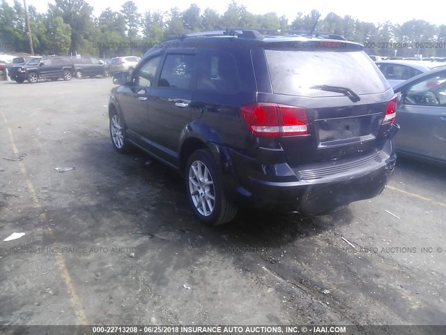 3D4PG3FG0BT504945 - 2011 DODGE JOURNEY CREW BLACK photo 3