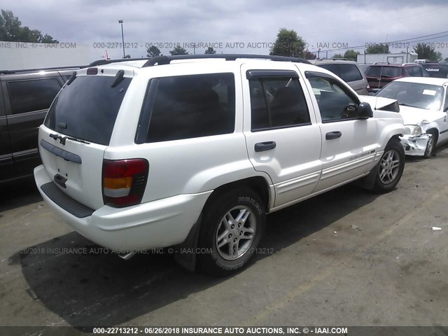 1J4GX48S74C369217 - 2004 JEEP GRAND CHEROKEE LAREDO/COLUMBIA/FREEDOM 白色 照片 4