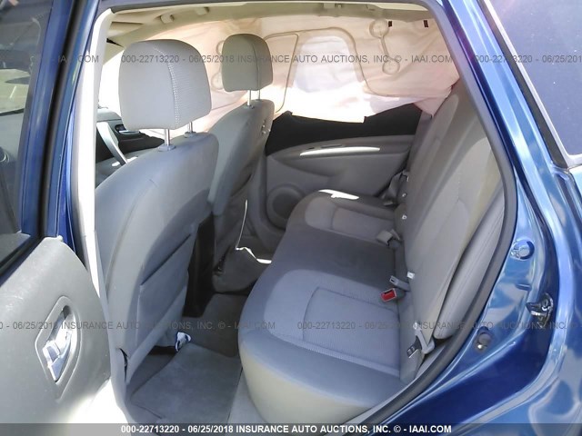 JN8AS58V29W187512 - 2009 NISSAN ROGUE S/SL BLUE photo 8