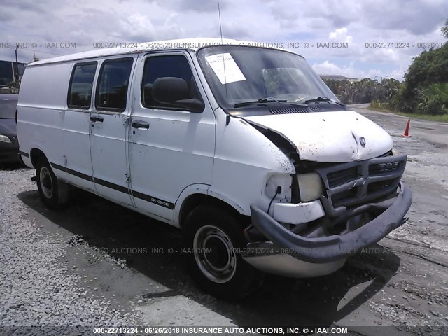 2B7JB21Y91K508451 - 2001 DODGE RAM VAN B2500 WHITE photo 1