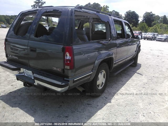 3GKFK16R2XG512840 - 1999 GMC SUBURBAN K1500 GRAY photo 4