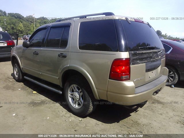 1FMZU72K43UA94413 - 2003 FORD EXPLORER XLS/XLS SPORT GOLD photo 3