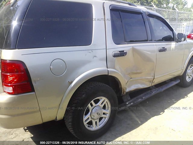 1FMZU72K43UA94413 - 2003 FORD EXPLORER XLS/XLS SPORT GOLD photo 6