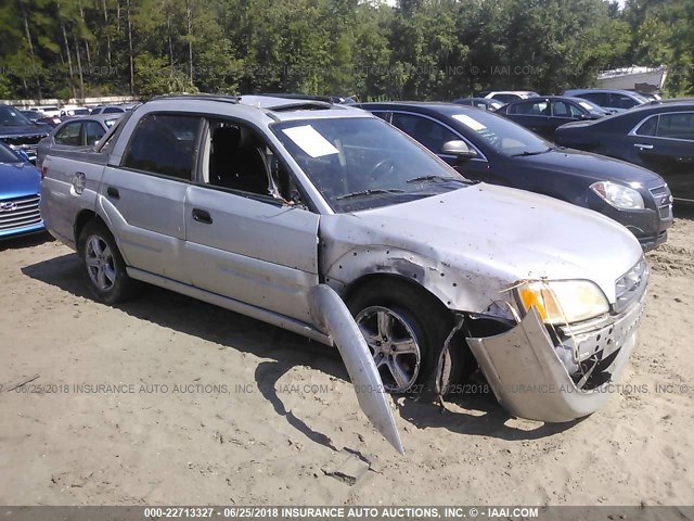 4S4BT62CX37112421 - 2003 SUBARU BAJA SPORT SILVER photo 1