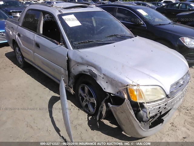 4S4BT62CX37112421 - 2003 SUBARU BAJA SPORT SILVER photo 6