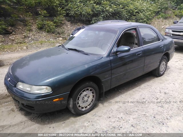 1YVGE22C4S5345552 - 1995 MAZDA 626 DX/LX GREEN photo 2