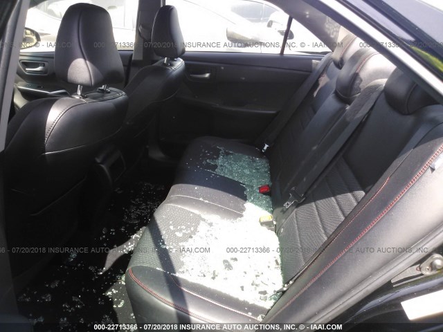4T1BF1FK7HU291456 - 2017 TOYOTA CAMRY LE/XLE/SE/XSE BLACK photo 8