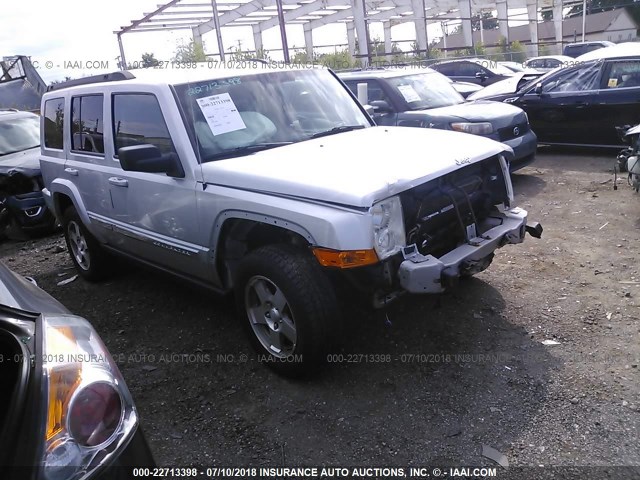 1J4RG4GK8AC112749 - 2010 JEEP COMMANDER SPORT SILVER photo 1