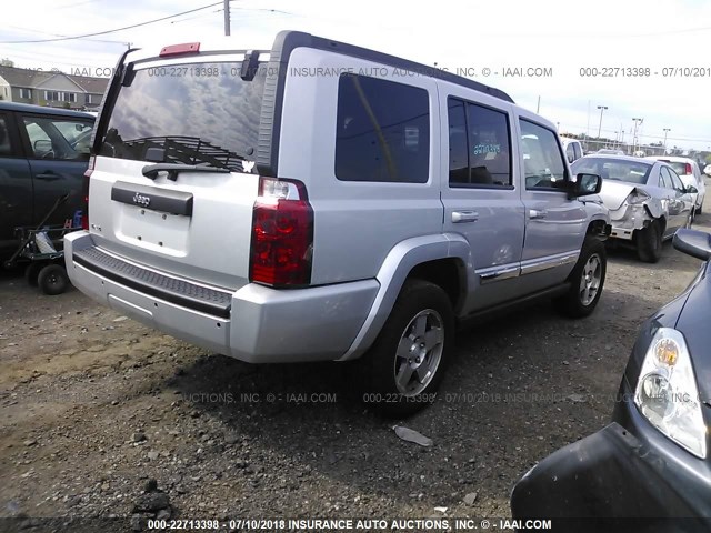 1J4RG4GK8AC112749 - 2010 JEEP COMMANDER SPORT Silber Foto 4