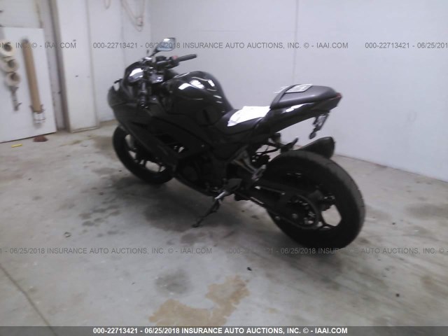 JKAEX8B11EA001823 - 2014 KAWASAKI EX300 B BLACK photo 3