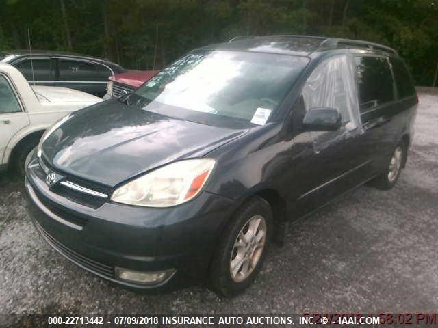 5TDZA22C64S005519 - 2004 TOYOTA SIENNA XLE/XLE LIMITED BLUE photo 1