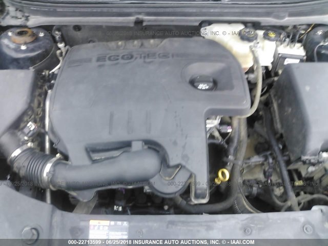 1G1ZC5EU2CF300415 - 2012 CHEVROLET MALIBU 1LT 黑色 照片 10