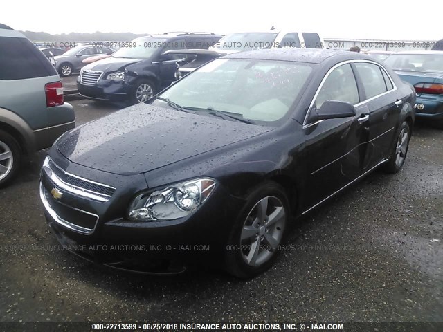 1G1ZC5EU2CF300415 - 2012 CHEVROLET MALIBU 1LT 黑色 照片 2
