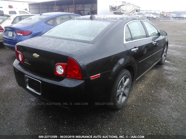 1G1ZC5EU2CF300415 - 2012 CHEVROLET MALIBU 1LT 黑色 照片 4