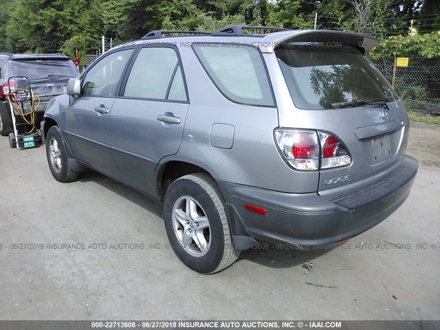 JTJHF10U120288072 - 2002 LEXUS RX 300 SILVER photo 3