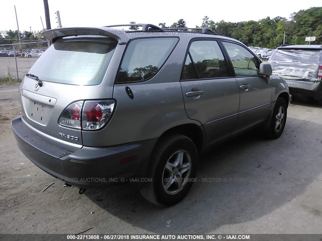 JTJHF10U120288072 - 2002 LEXUS RX 300 SILVER photo 4