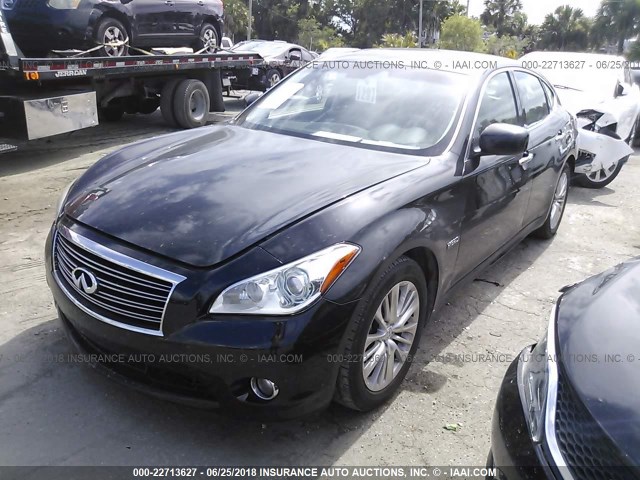 JN1EY1AP8CM910026 - 2012 INFINITI M35H BLACK photo 2