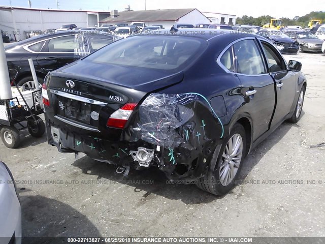 JN1EY1AP8CM910026 - 2012 INFINITI M35H BLACK photo 6