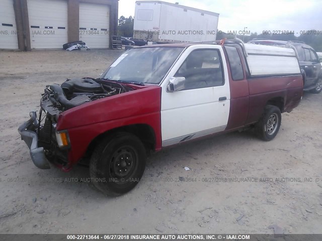 1N6SD16S0SC331235 - 1995 NISSAN TRUCK KING CAB XE RED photo 2