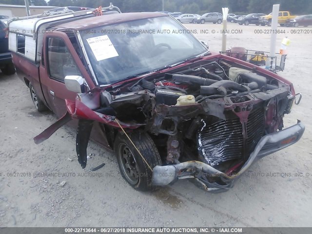 1N6SD16S0SC331235 - 1995 NISSAN TRUCK KING CAB XE RED photo 6