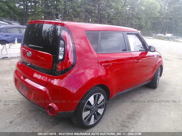 KNDJX3A59F7786635 - 2015 KIA SOUL ! RED photo 4