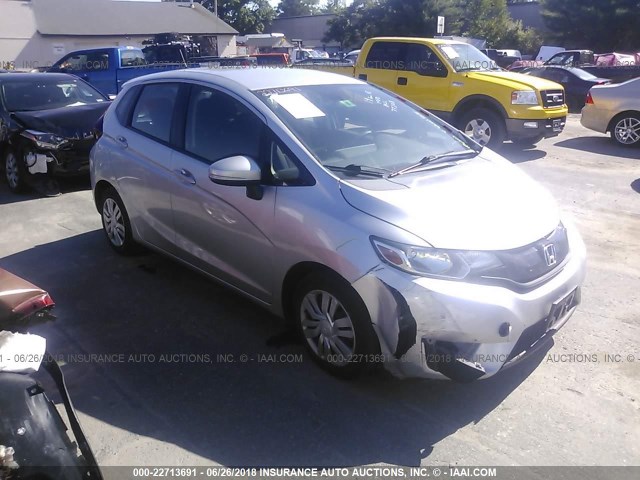 3HGGK5H58FM707599 - 2015 HONDA FIT LX SILVER photo 1