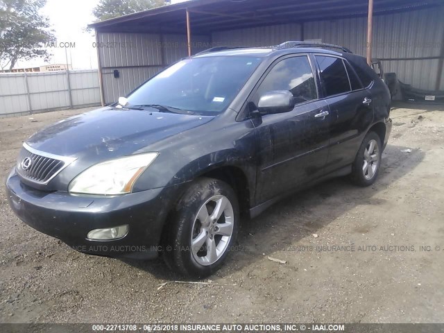 2T2GK31U08C038952 - 2008 LEXUS RX 350 GRAY photo 2