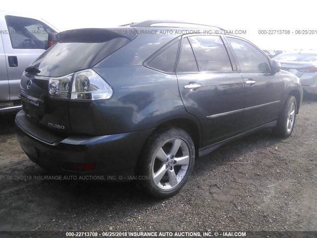 2T2GK31U08C038952 - 2008 LEXUS RX 350 GRAY photo 4