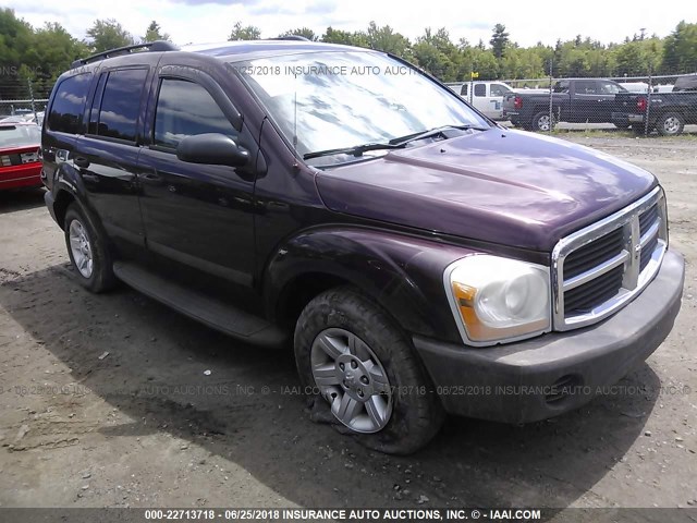 1D4HB38N75F554125 - 2005 DODGE DURANGO ST 勃艮第红 照片 1