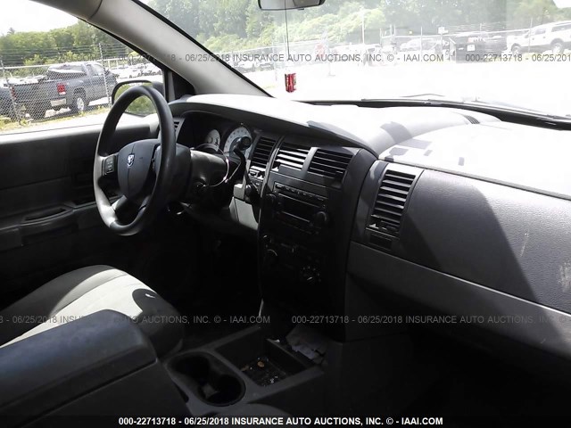 1D4HB38N75F554125 - 2005 DODGE DURANGO ST 勃艮第红 照片 5
