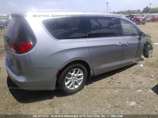 2C4RC1CG3JR235495 - 2018 CHRYSLER PACIFICA LX SILVER photo 4